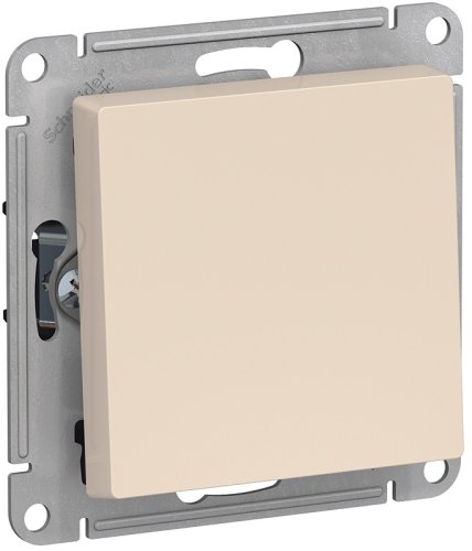 Переключатель без рамки Systeme Electric AtlasDesign 1-кл. проходной бежевый фото Переключатель без рамки Systeme Electric AtlasDesign 1-кл. проходной бежевый картинка